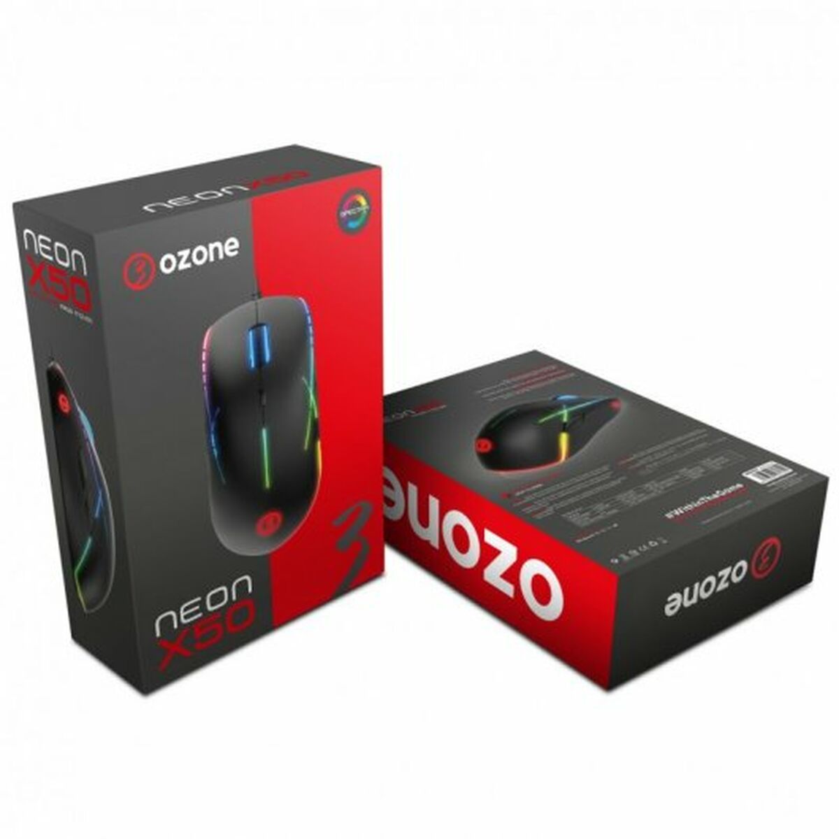 Mus OZONE Neon X50 Svart 3200 DPI - 2