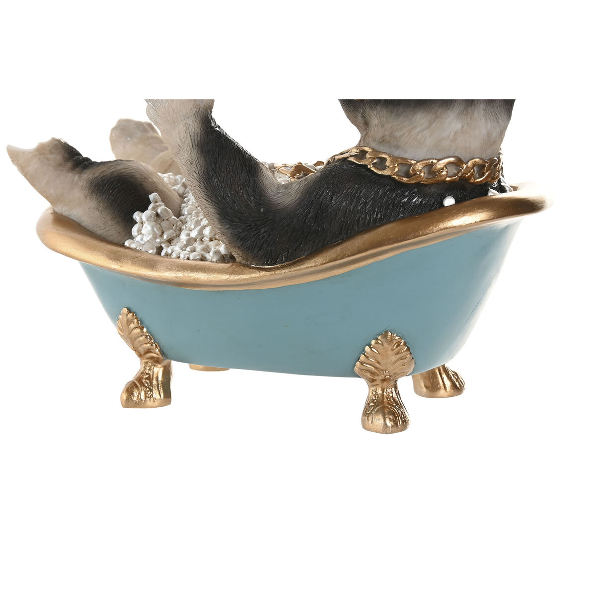 Prydnadsfigur Home ESPRIT Svart Multicolour 20 X 14,5 X 15,5 CM (3 antal) - 2