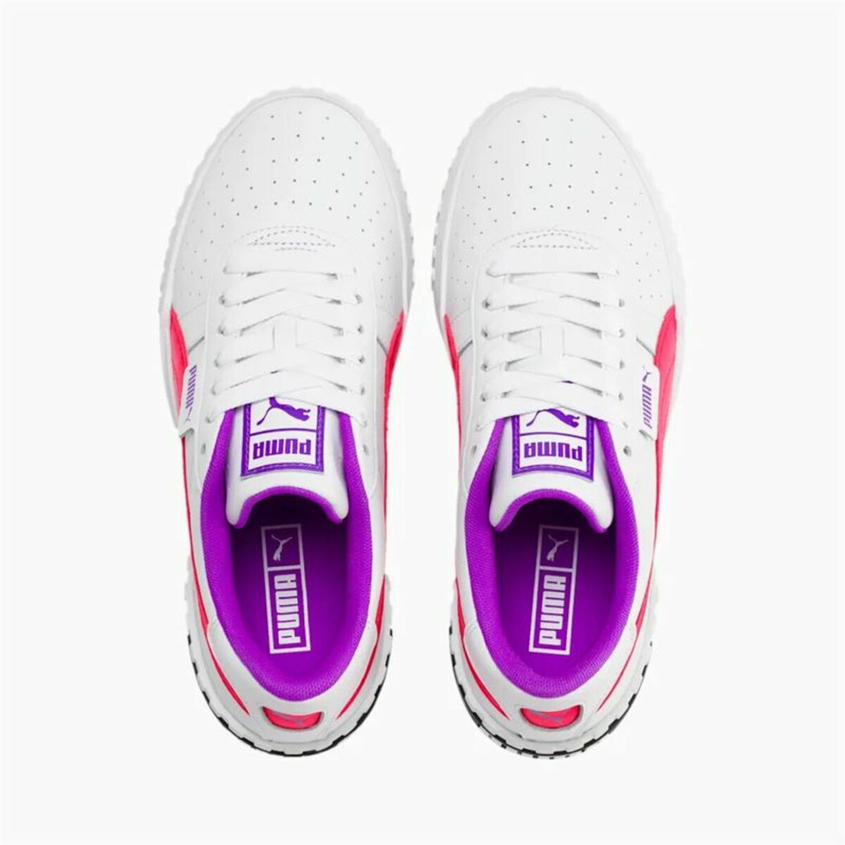 Gymnastiksko, Dam Puma Cali Chase Vit - 4