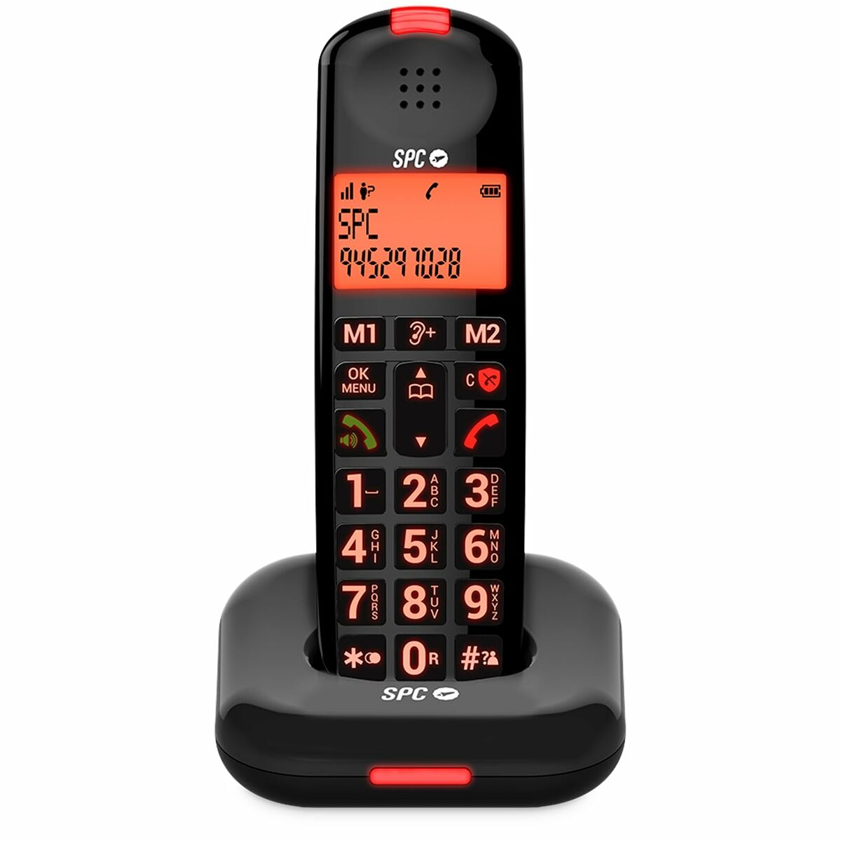 Markkabeltelefon SPC 7612N Svart - 2