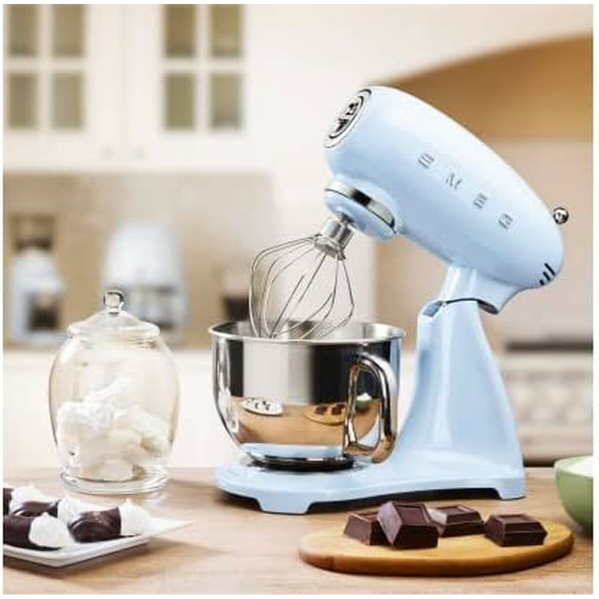 Blender-Mixer Smeg SMF03PBEU Pastellblå 4,8 L - 3