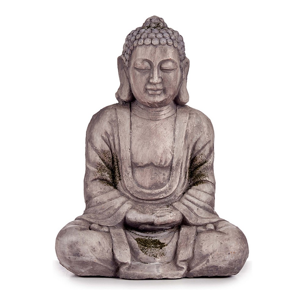 Dekorativ Trädgårdsfigur Ibergarden Grå Polyresin 25 x 57 x 42,5 cm Buddha