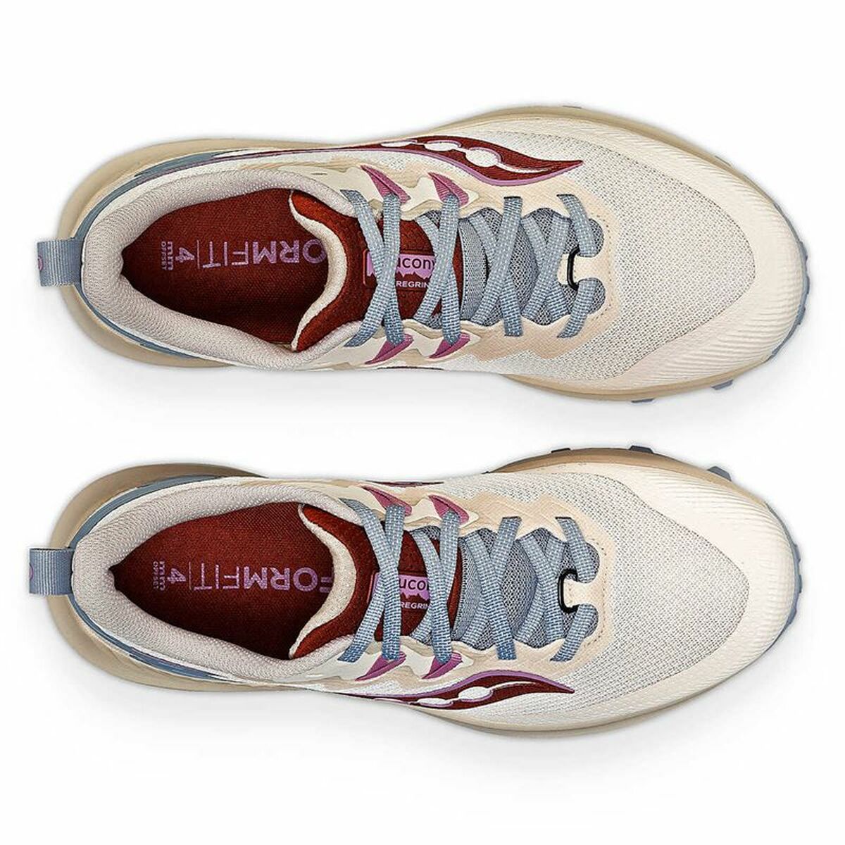 Gymnastiksko, Dam Saucony Peregrine 14 Beige - 4