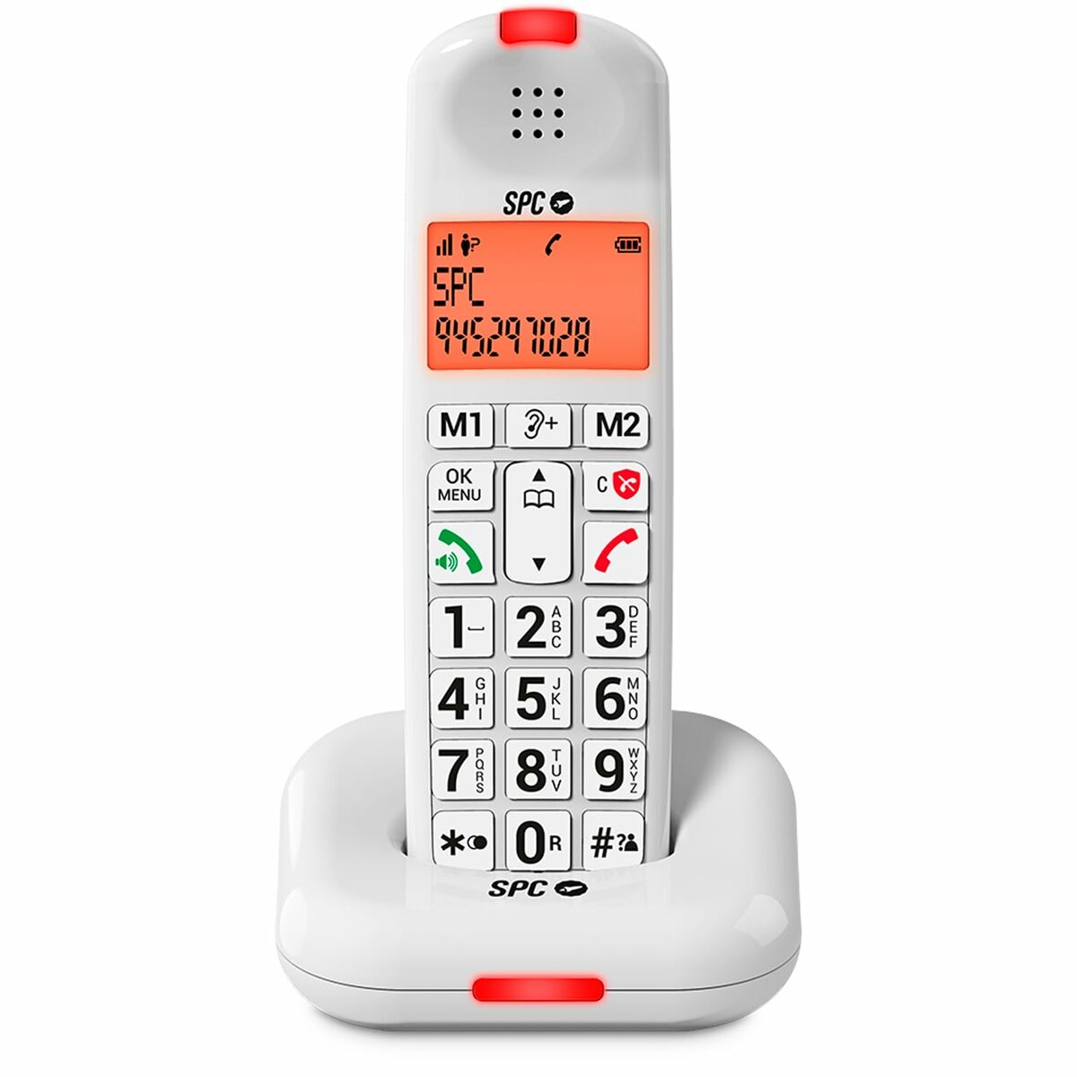Markkabeltelefon SPC 7612B Vit - 2