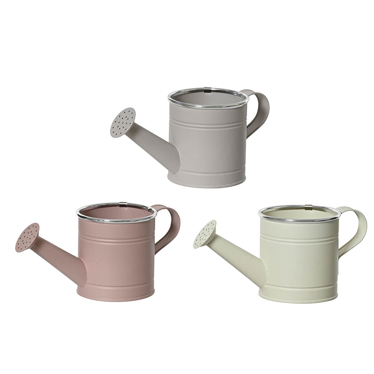 Dekorativ vattenkanna Decoris Blandade färger Zink