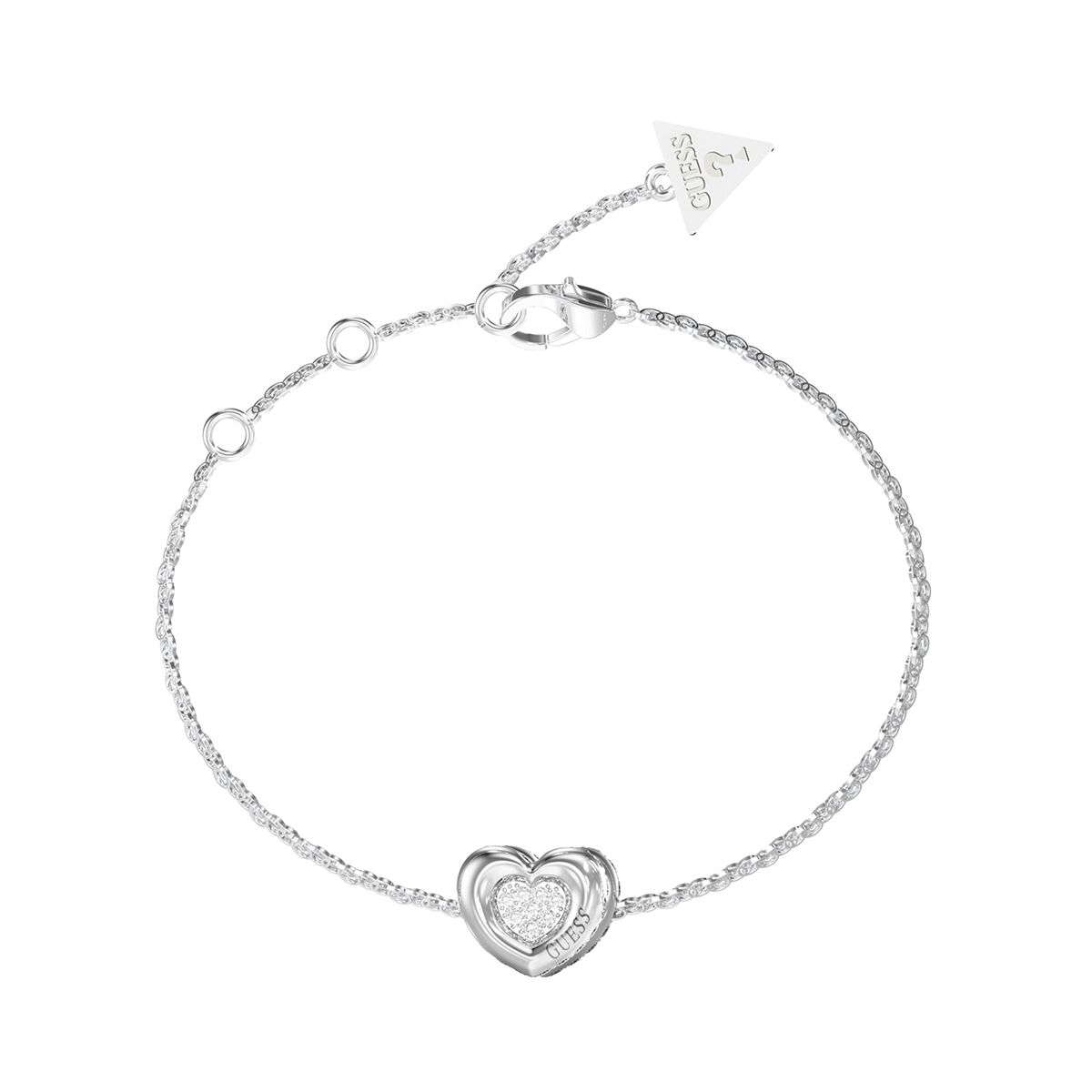 Damarmband Guess JUBB05461JWRHS Silvrig