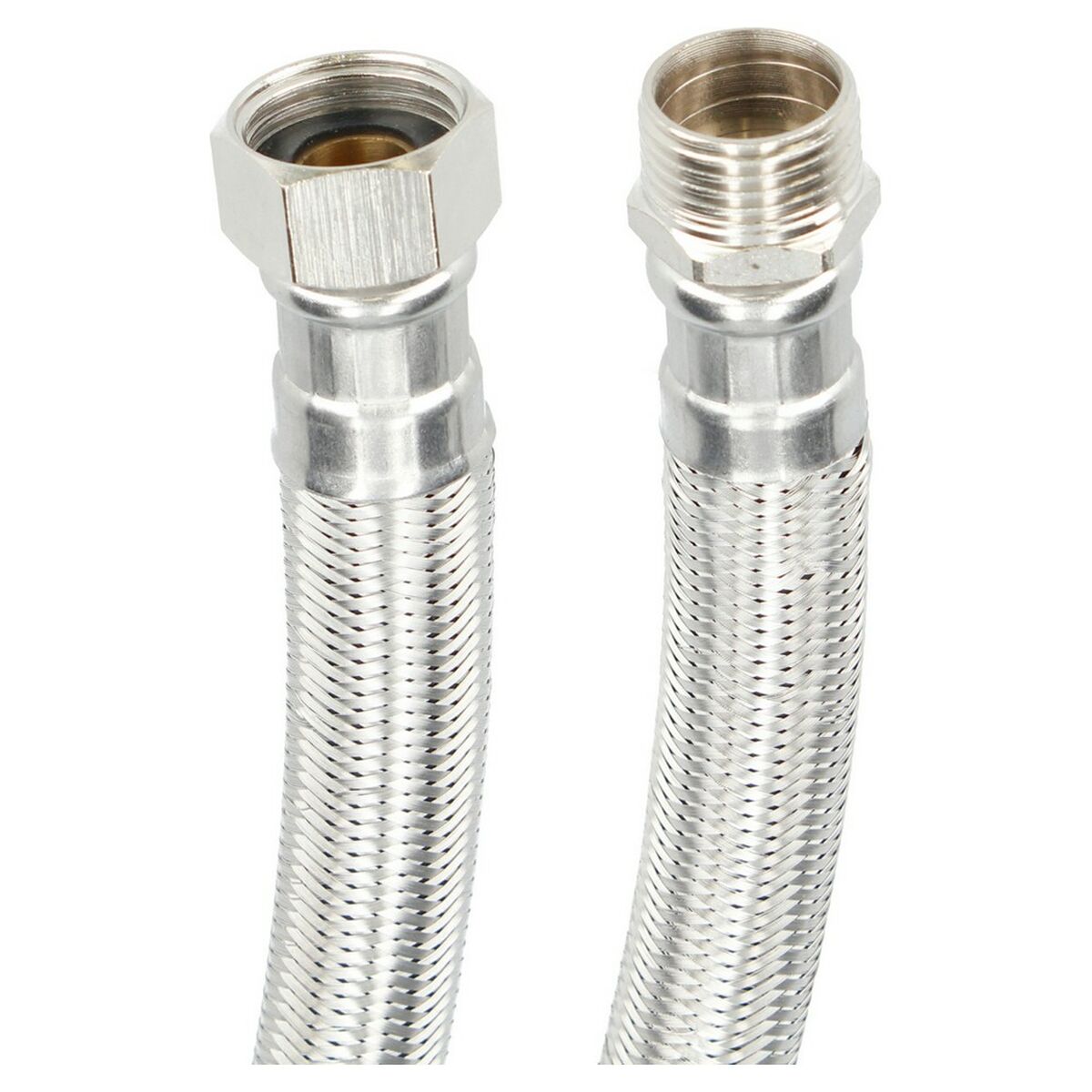 Slang Fontastock Rostfritt stål AISI 304 EPDM Hankontakt 1/2" - Honkontakt 1/2" 30 cm - 2