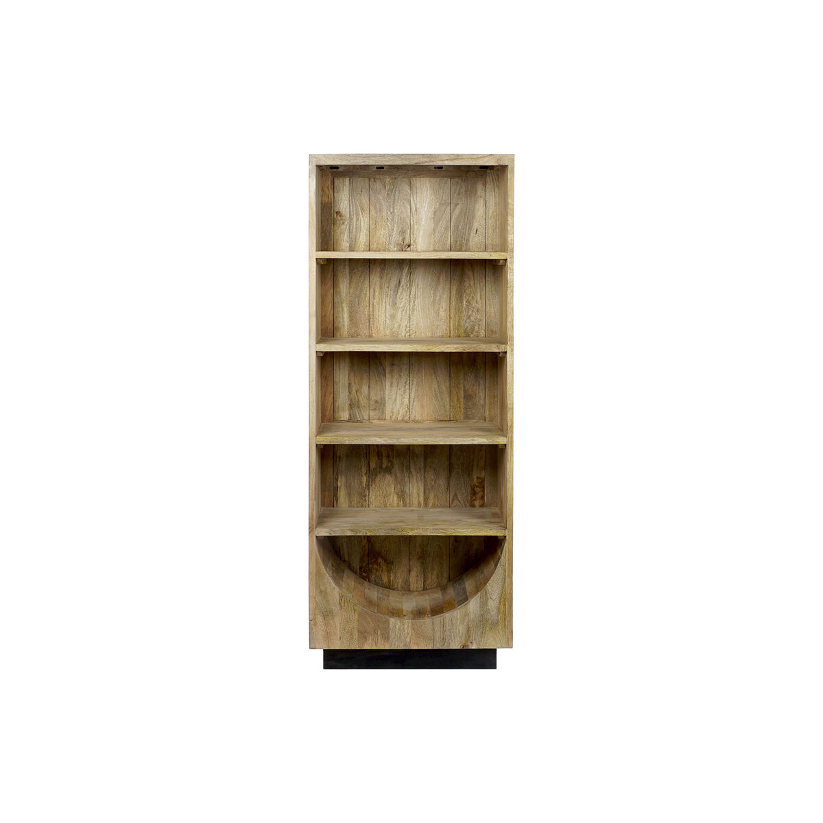 Skänk DKD Home Decor Svart Naturell Mangoträ 70 x 35 x 185 cm 70 x 35 x 184 cm