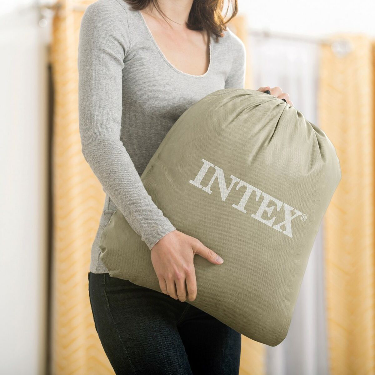 Uppblåsbar madrass Intex Junior Björn 114 x 10 x 178 cm 3 antal - 6