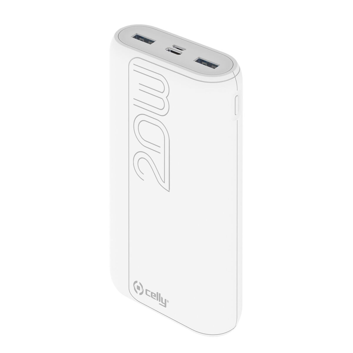 Powerbank Celly PBPD20000EVOWH Vit