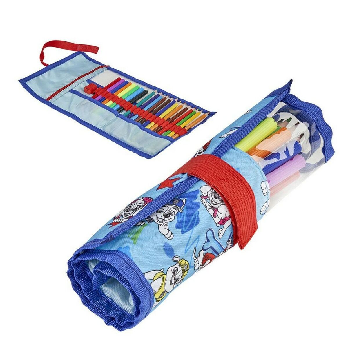 Pennfodral med tillbehör The Paw Patrol Blå (22 pcs) - 6