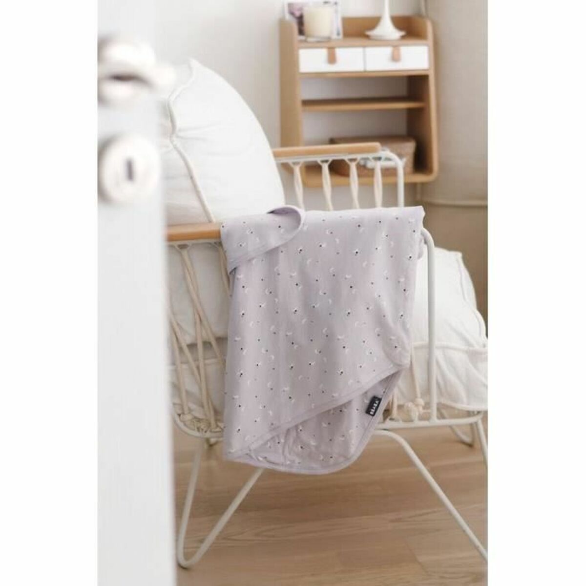 Bebisfilt Béaba Moon & Stars Grå - 2