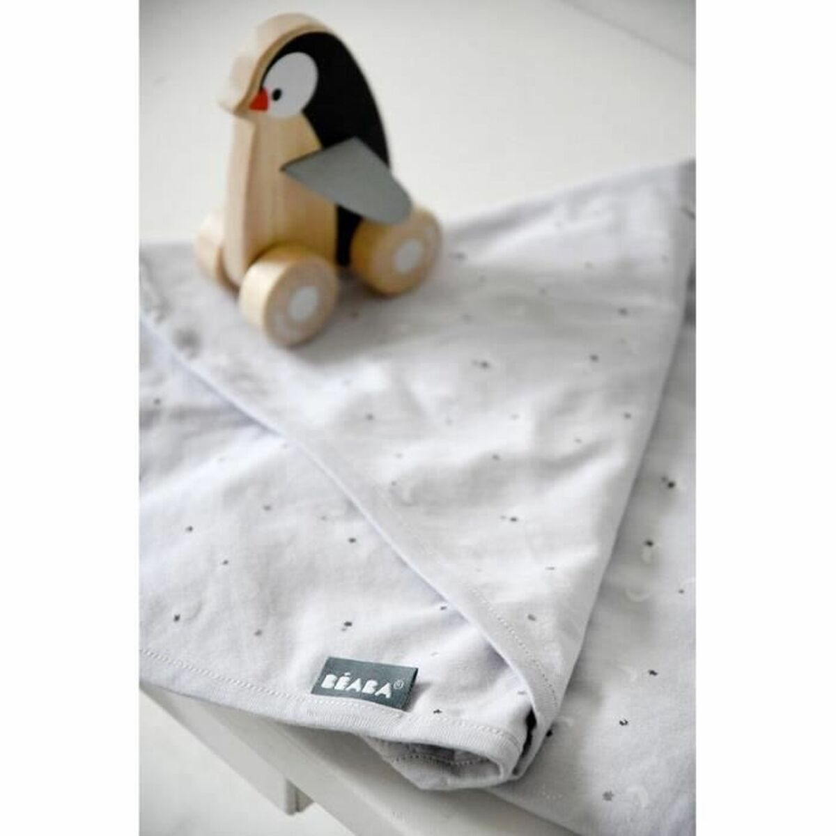 Bebisfilt Béaba Moon & Stars Grå - 4
