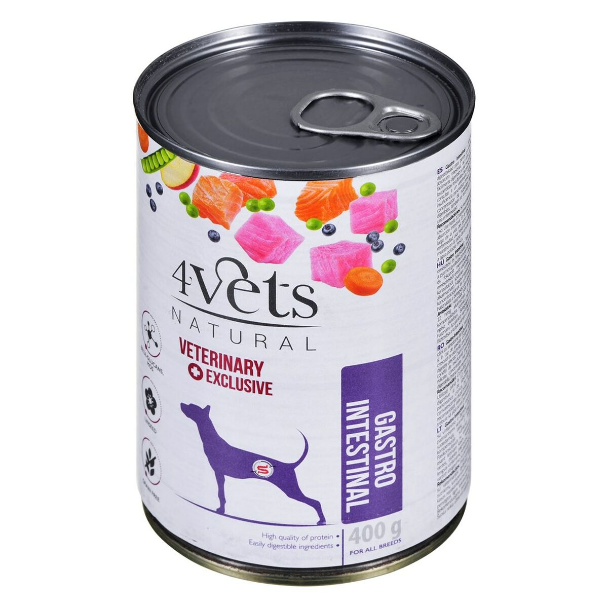Våt mat 4VETS                                 Vuxna hundar Kalkon 400 g - 3