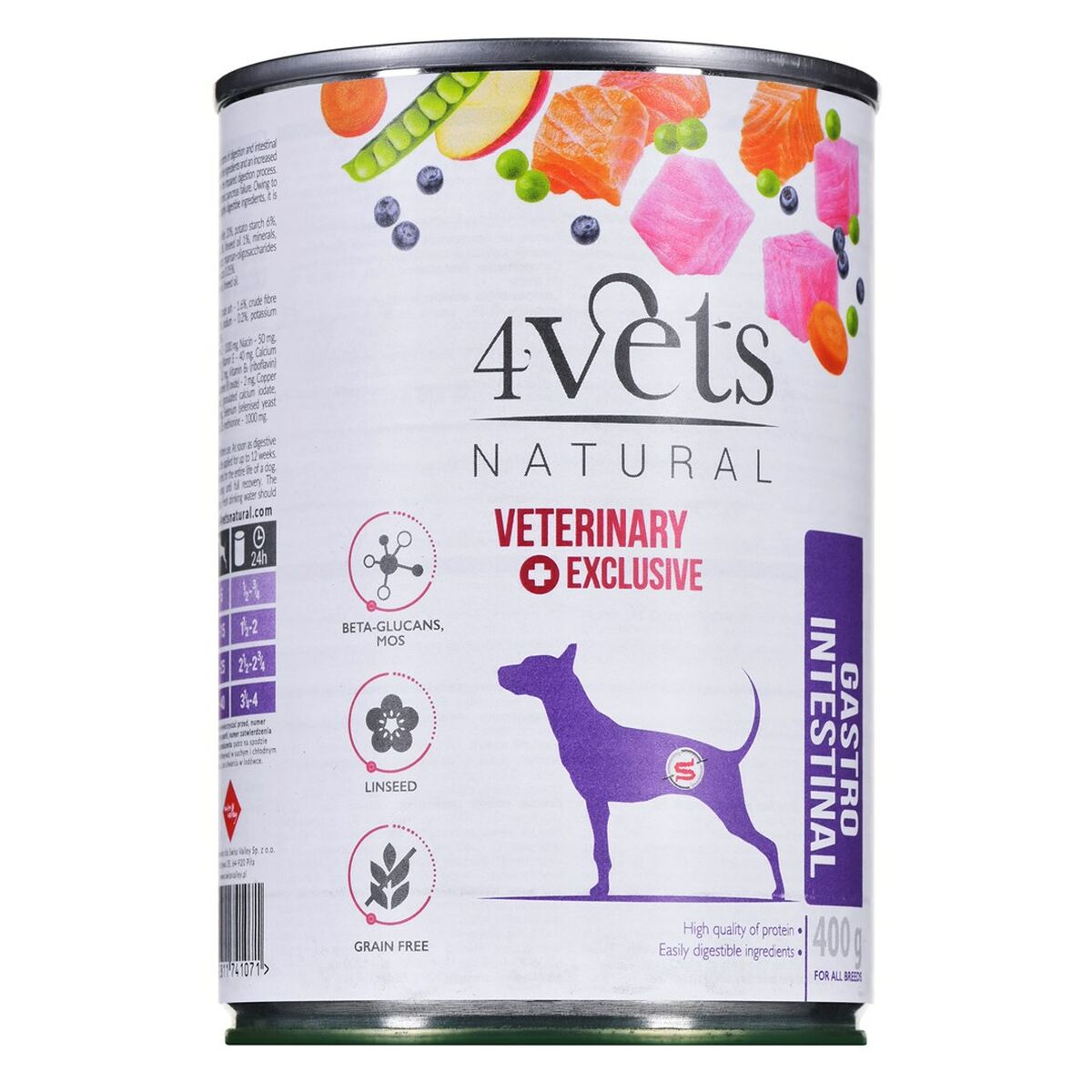 Våt mat 4VETS                                 Vuxna hundar Kalkon 400 g