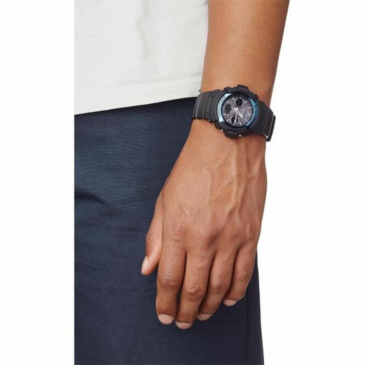 Unisexklocka Casio Svart Blå - 5