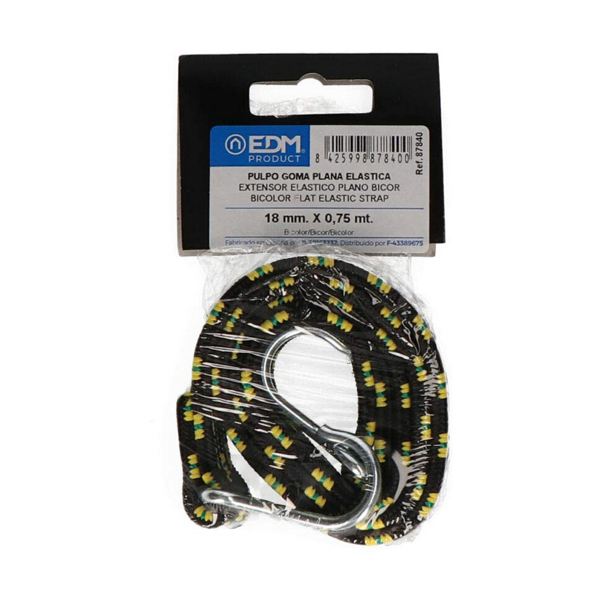 Gummirep EDM 87840 Dvobarvna 75 cm Platt - 2