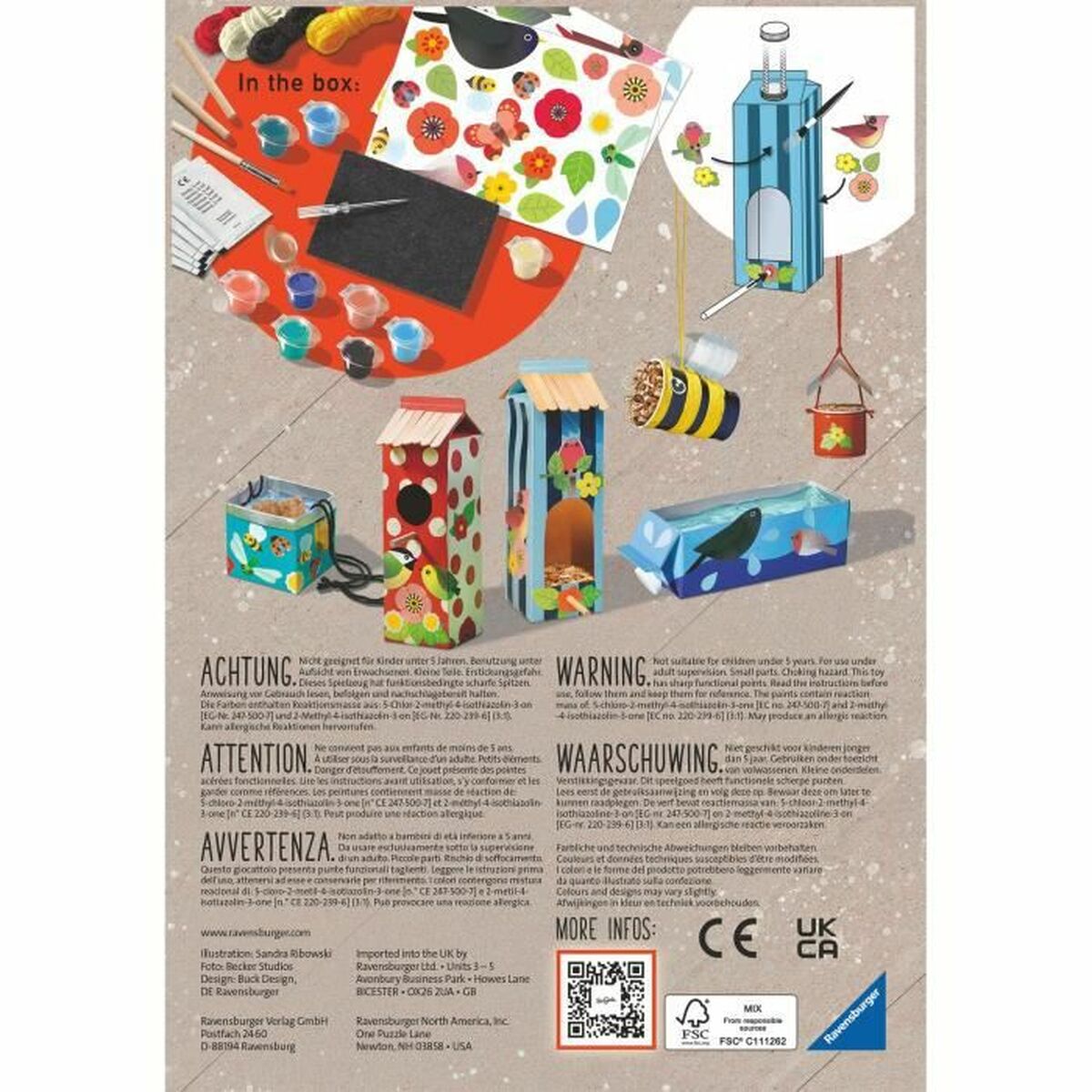Craft Game Ravensburger EcoCreate Midi Fågelmatare - 2