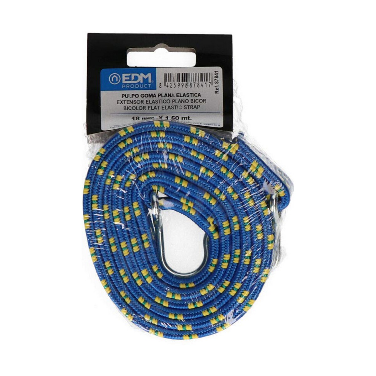 Gummirep EDM 87841 Dvobarvna 1,5 m Platt - 3