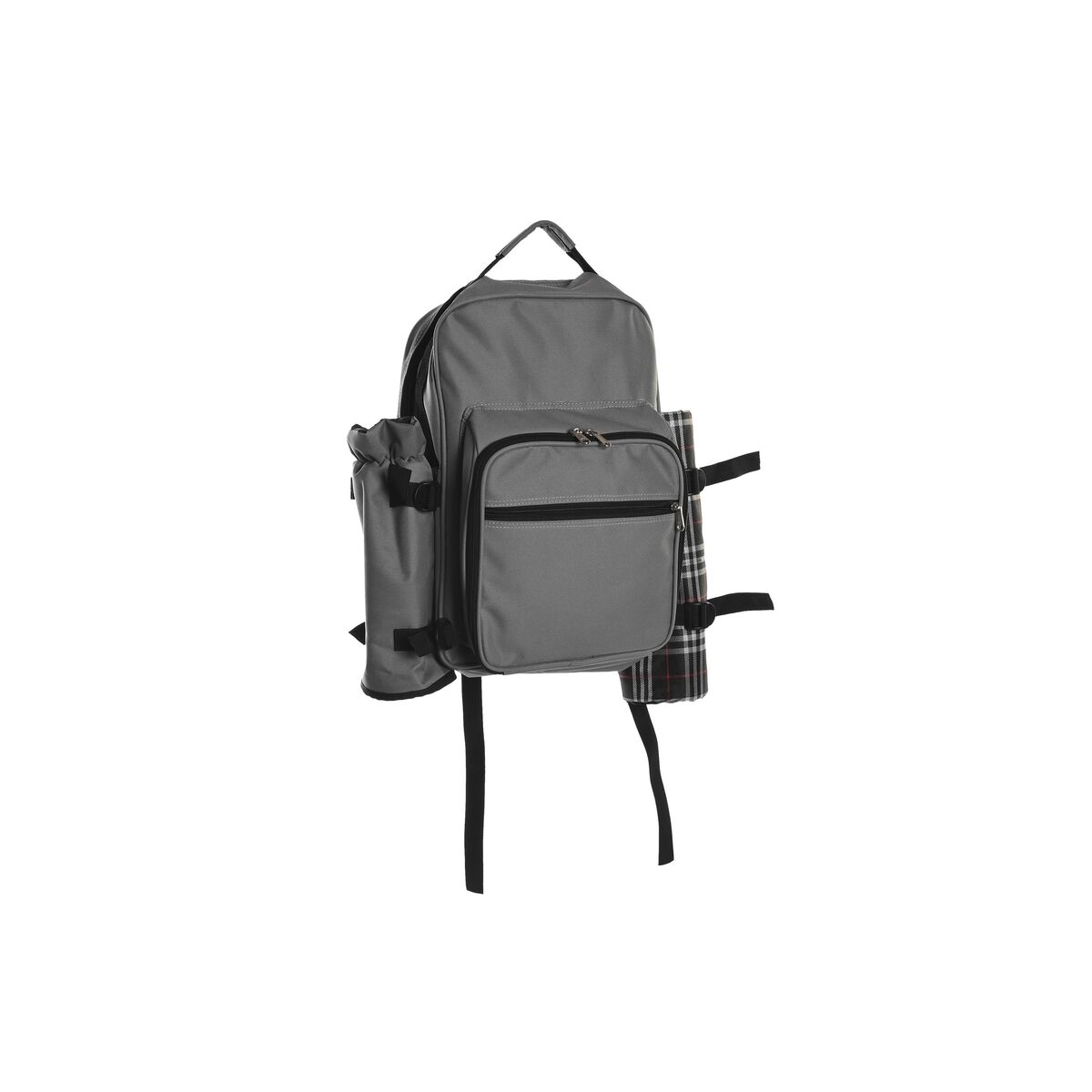 Picknick set DKD Home Decor 28,5 x 20 x 39 cm Mörkgrå - 11