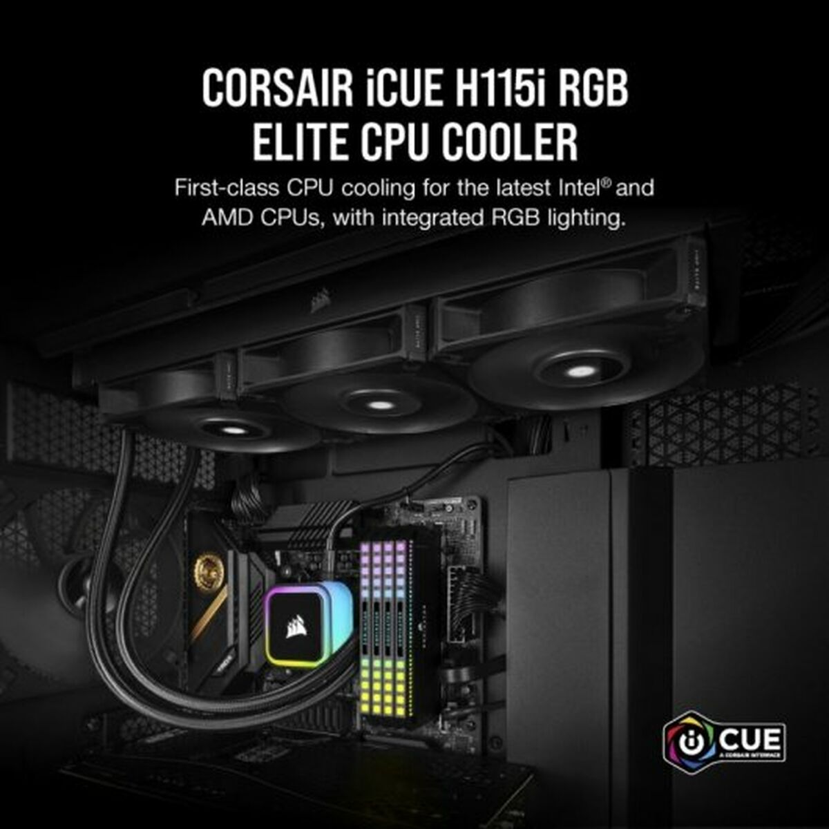 Flytande kylkit Corsair H115I - 10