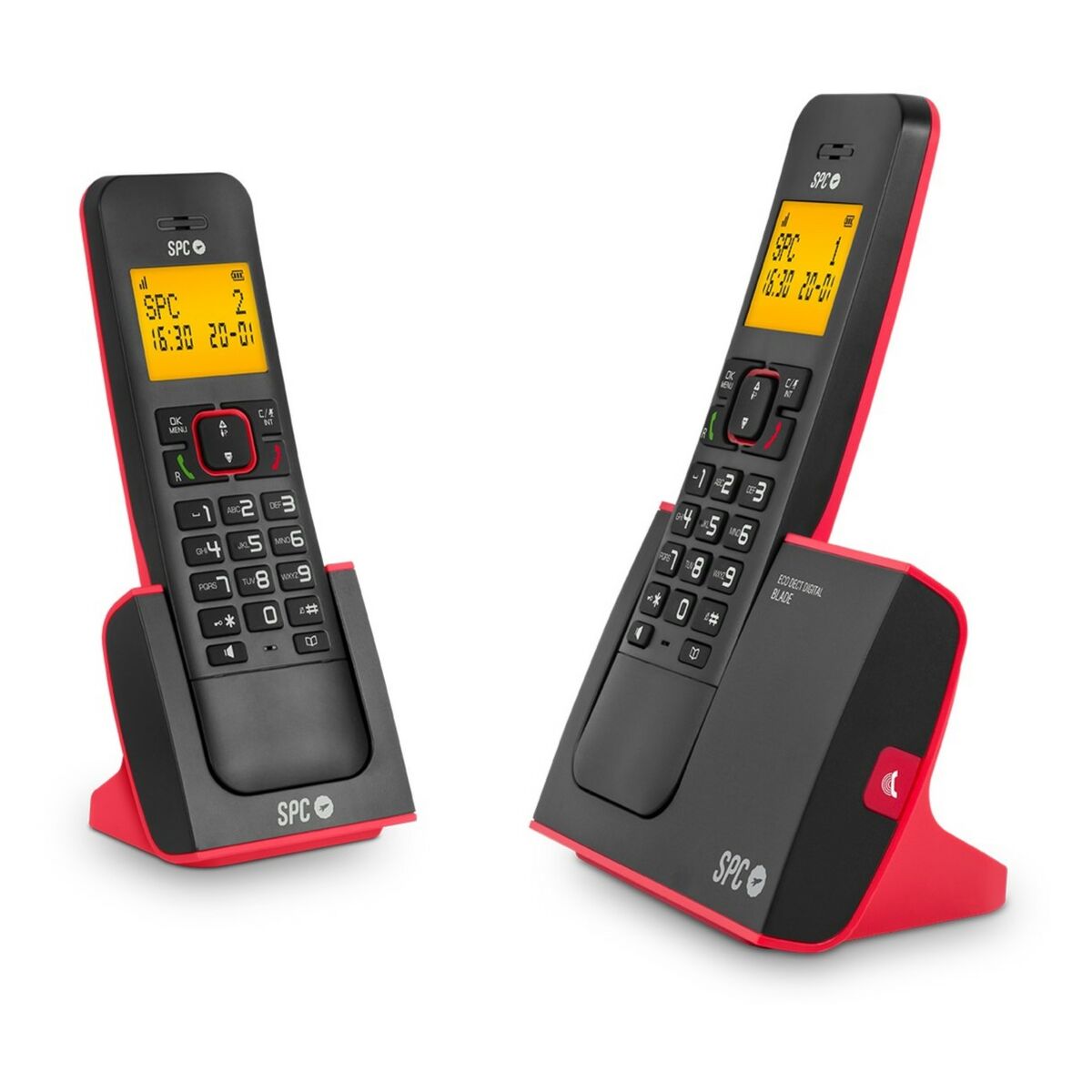 Trådlös Telefon SPC 7292RC2 BLA DUO