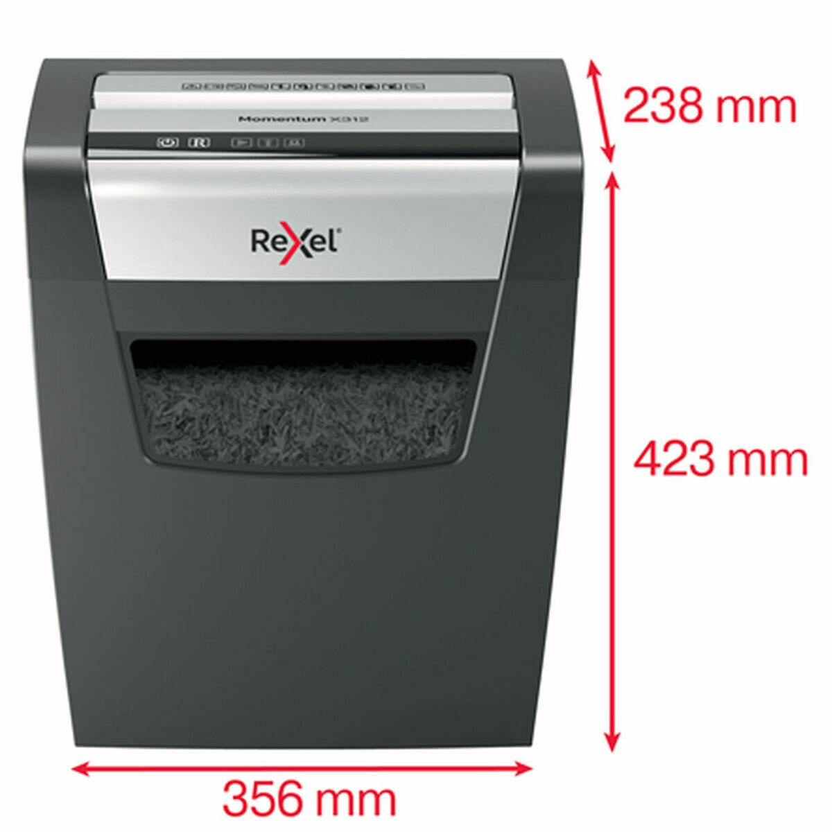 Dokumentförstörare Rexel Momentum X312 23 L 12 Blad - 2