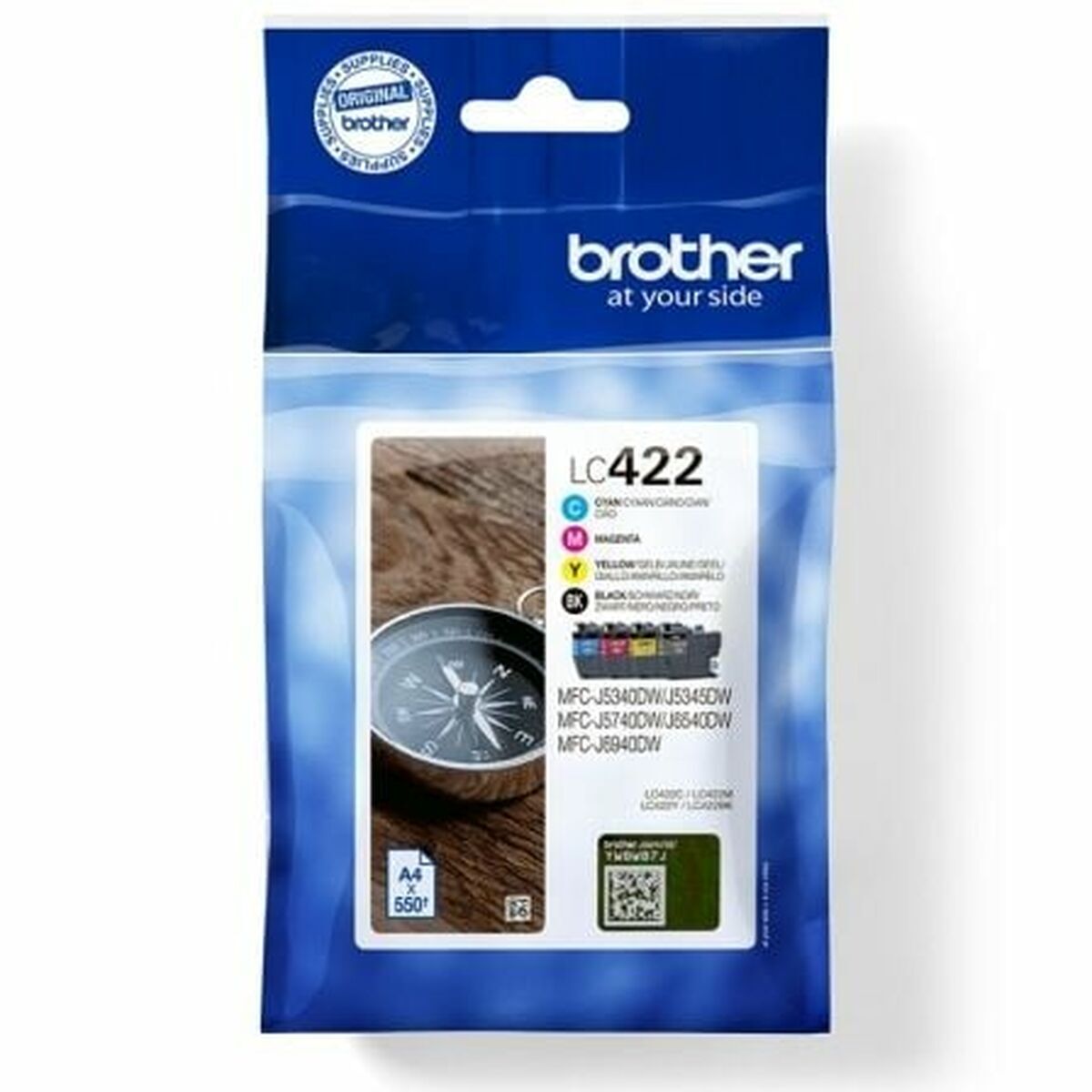 Original Bläckpatron Brother LC422VAL 4 antal - 2