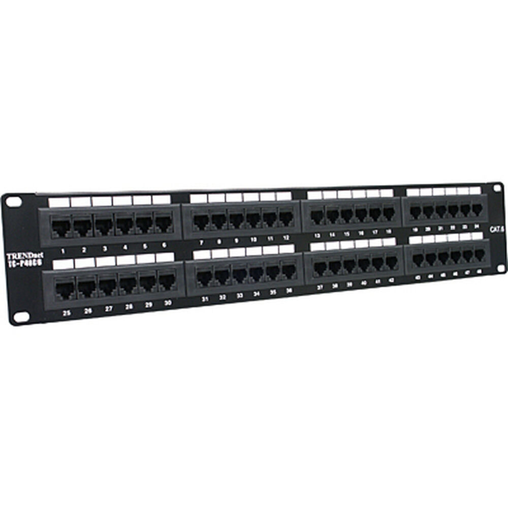 Patchpanel 48 UTP Portar Kategori 6 Trendnet 21221267