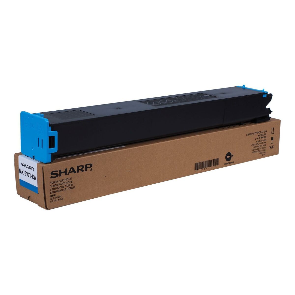 Toner Sharp MX61GTCA Turkos - 2