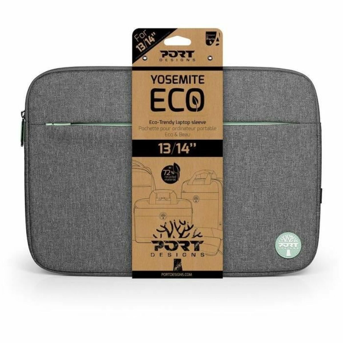Portfölj Port Designs YOSEMITE Eco Grå - 3