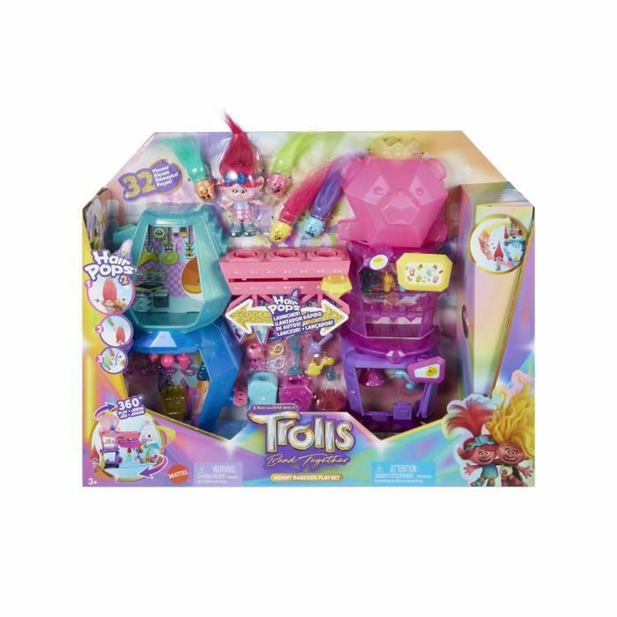 Leksakspaket Mattel Trolls Band Together Plast - 7