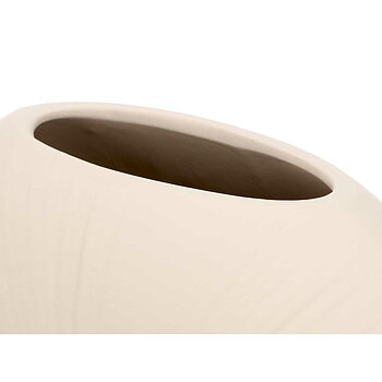 Vas Gift Decor Beige Keramik Rund 29 x 26 x 11 cm (4 antal)
