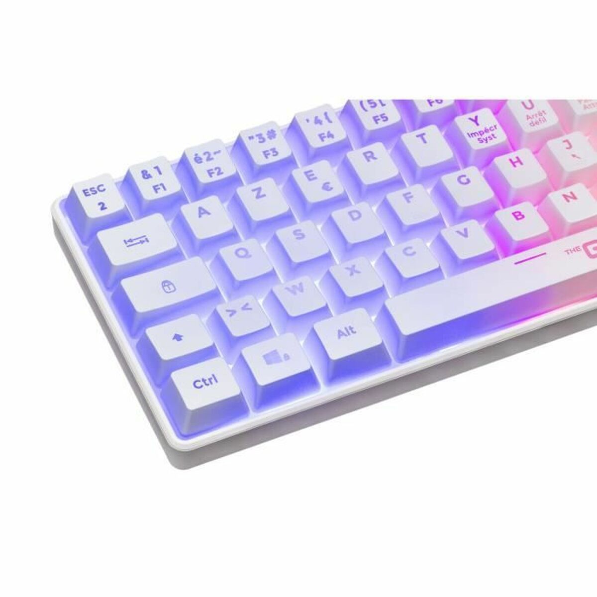 Bluetooth Tangentbord The G-Lab Azerty Franska Vit - 3
