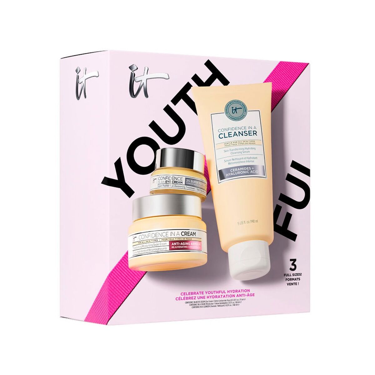 Skönhetsset It Cosmetics CONFIDENCE 3 Delar 4 Delar