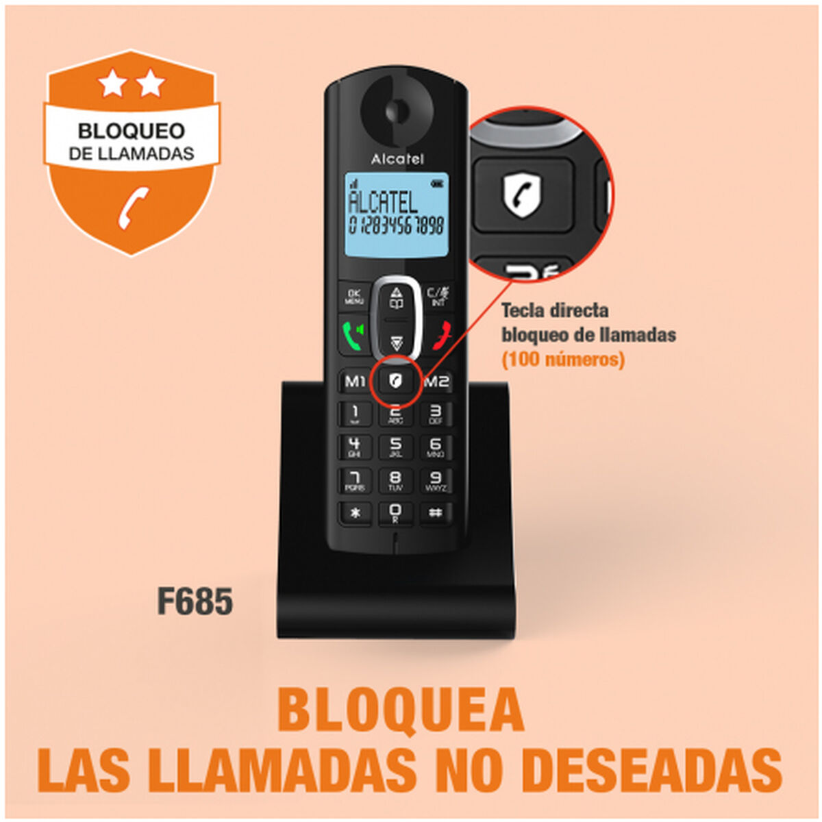 Markkabeltelefon Alcatel ATL1428391 - 5