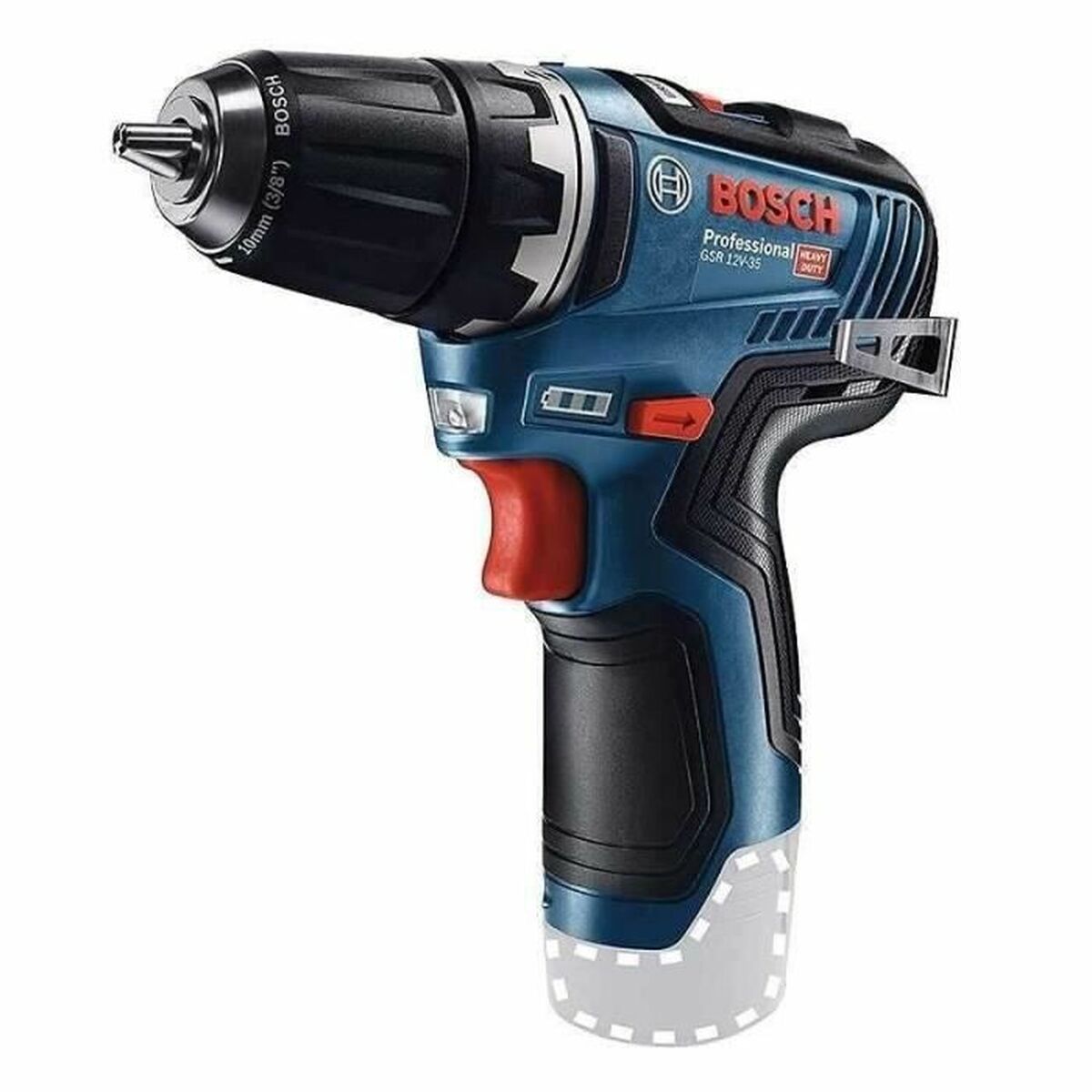 Förare borr BOSCH Professional GSR 12V-35 FC Solo L-B - 2