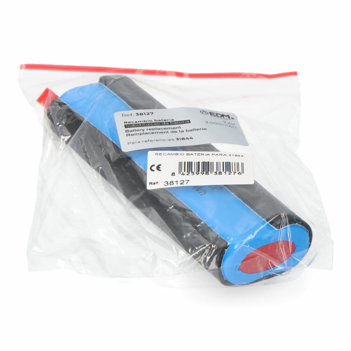 Laddningsbart batteri EDM 38127 31844 Reservdel - 3