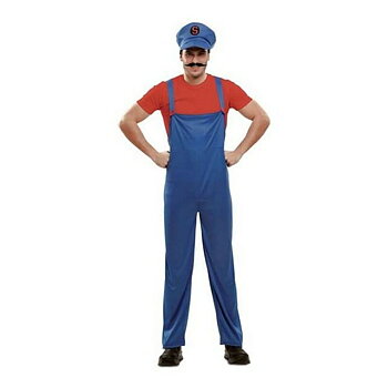 Maskeraddräkt vuxna Super Plumber My Other Me Röd M/L