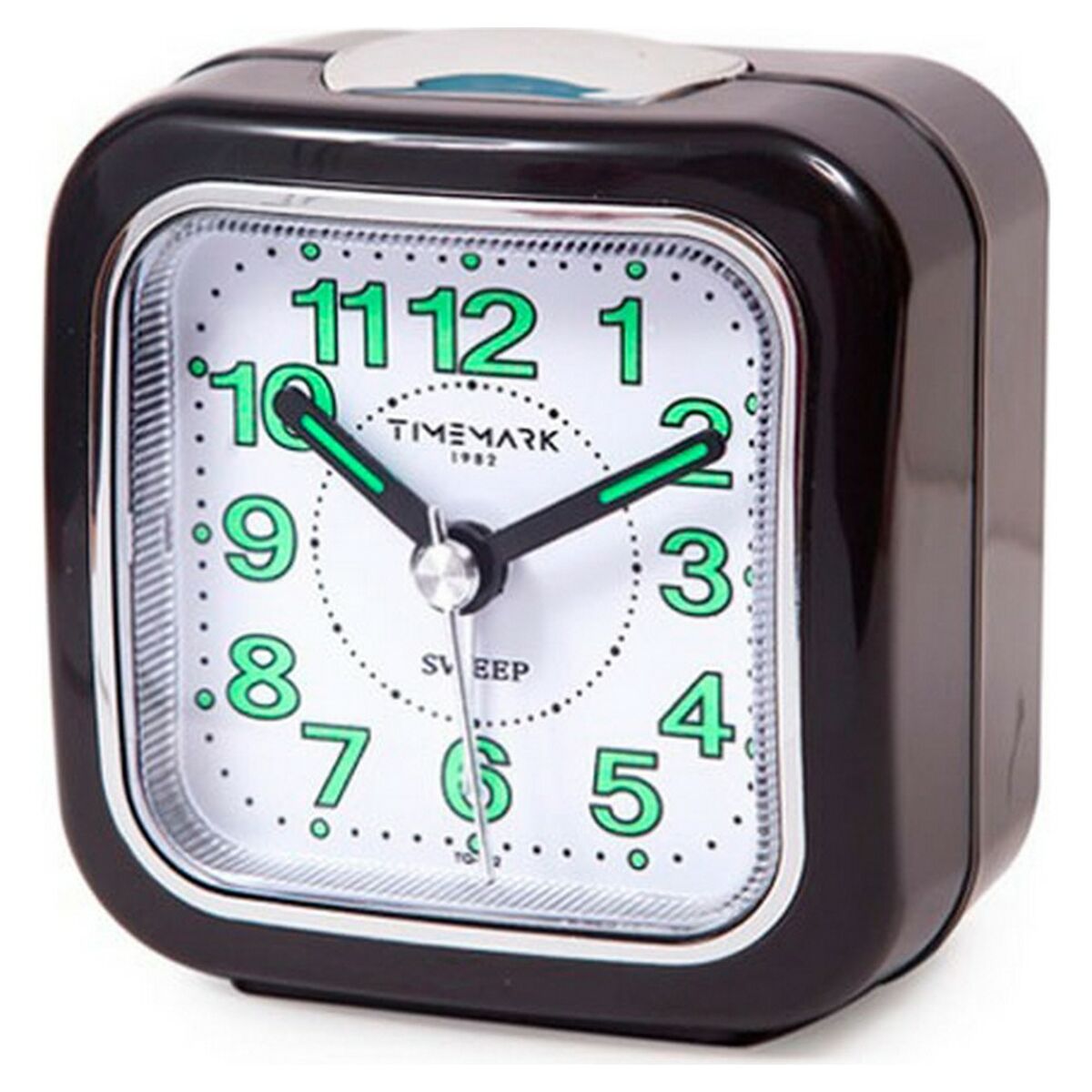 Analog Väckarklocka Timemark Svart Tyst med ljud Nattläge (7.5 x 8 x 4.5 cm)