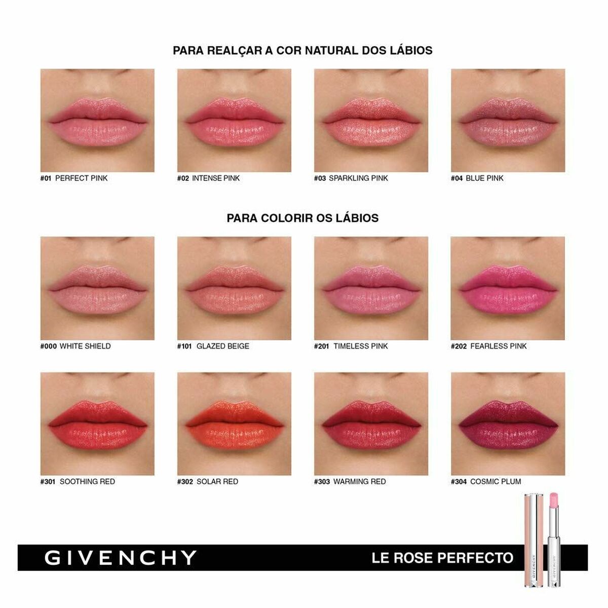 Läppstift Givenchy Le Rose Perfecto LIPB N302 2,27 g - 6