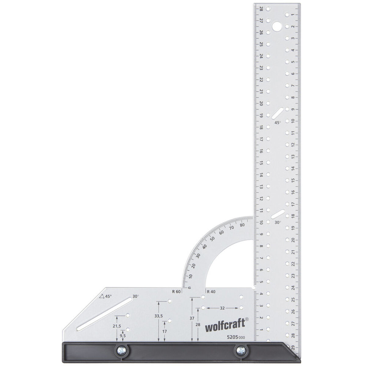 Ställ fyrkantigt Wolfcraft 5206000 Stål 280 x 500 mm - 3