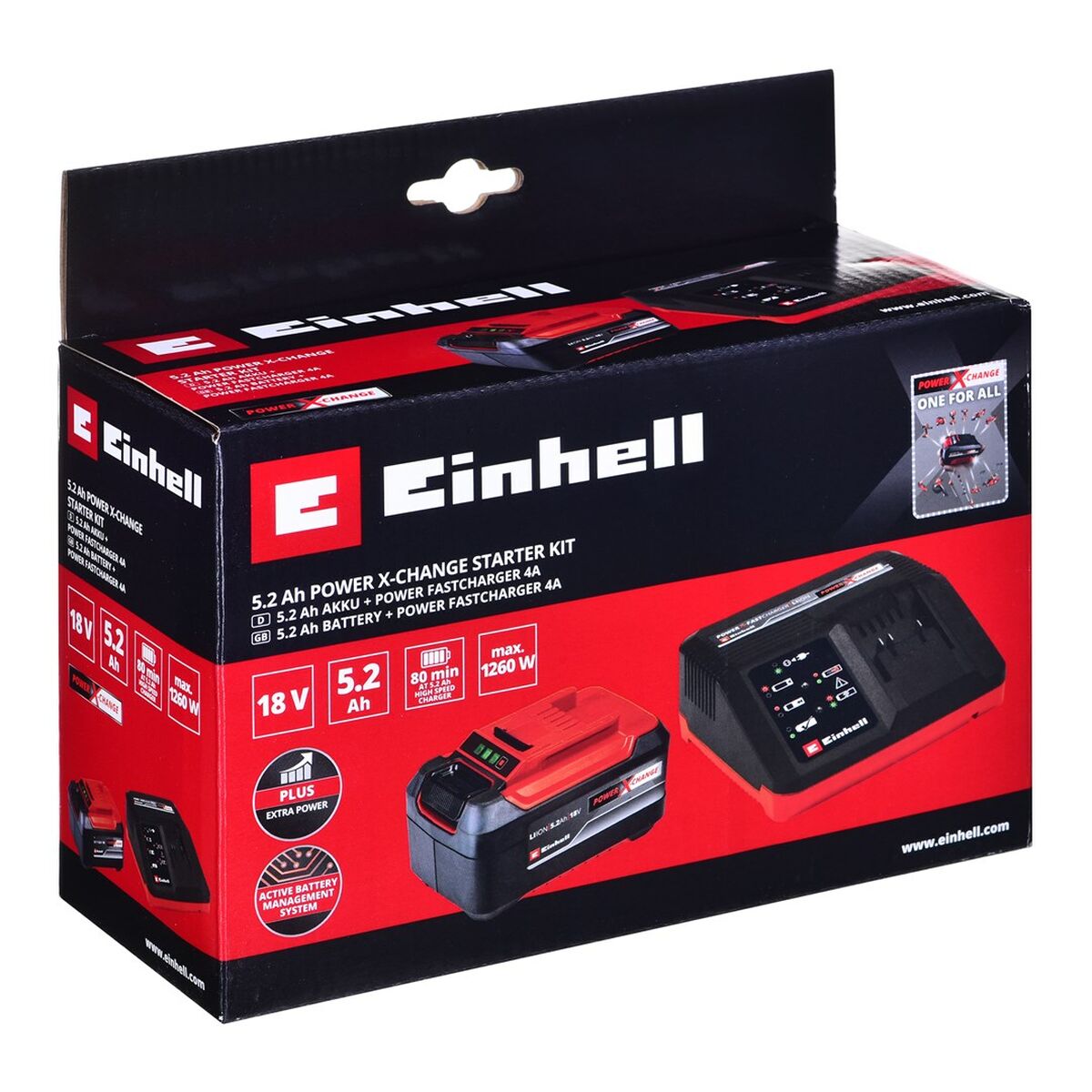 Laddningsbart lithiumbatteri Einhell 4512114 4,2 ah 18 V - 2