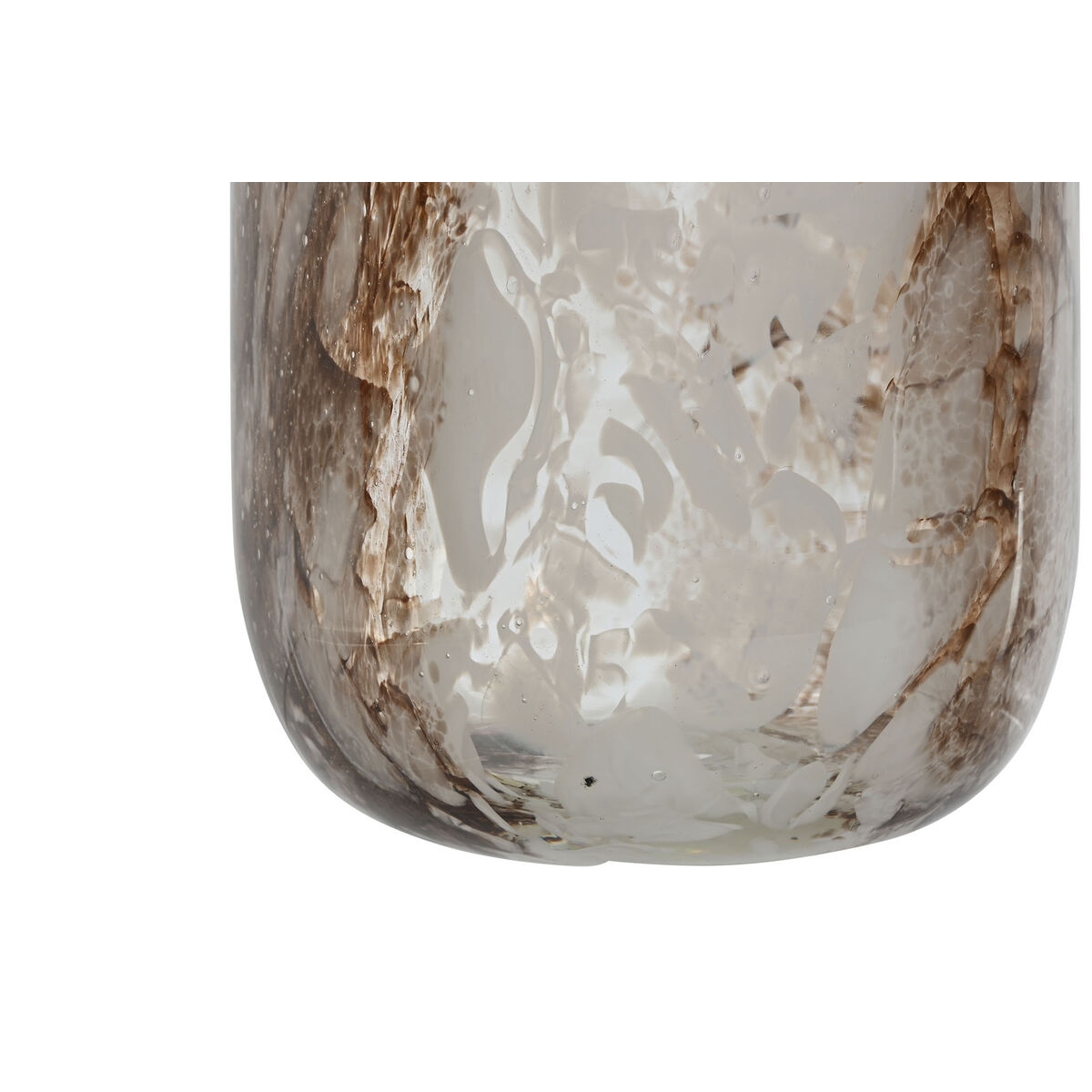 Vas Home ESPRIT Vit Brun Glas Modern 13 x 13 x 19,5 cm - 3