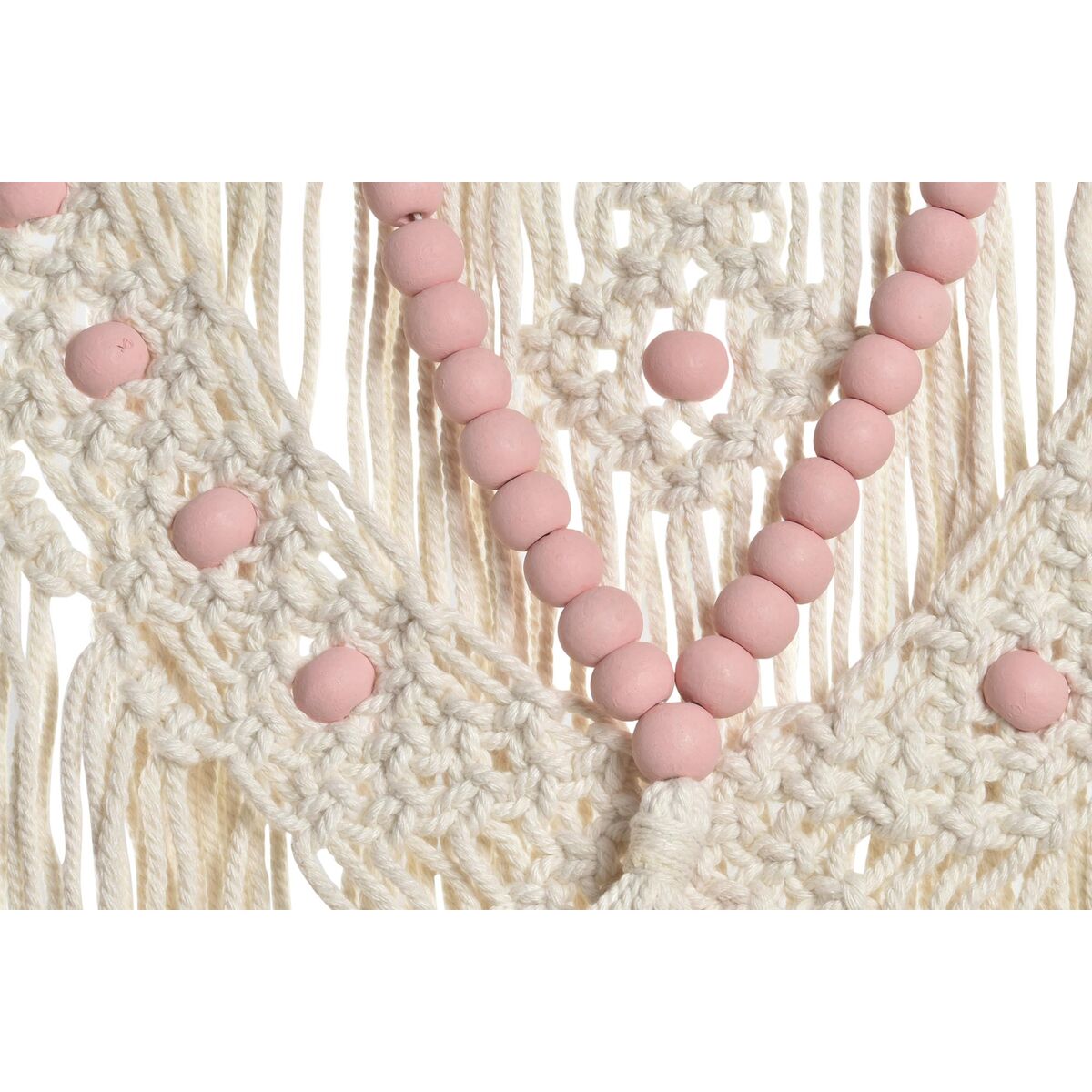 Väggdekoration DKD Home Decor 70 x 3 x 85 cm Blå Rosa Kräm (2 antal) - 3