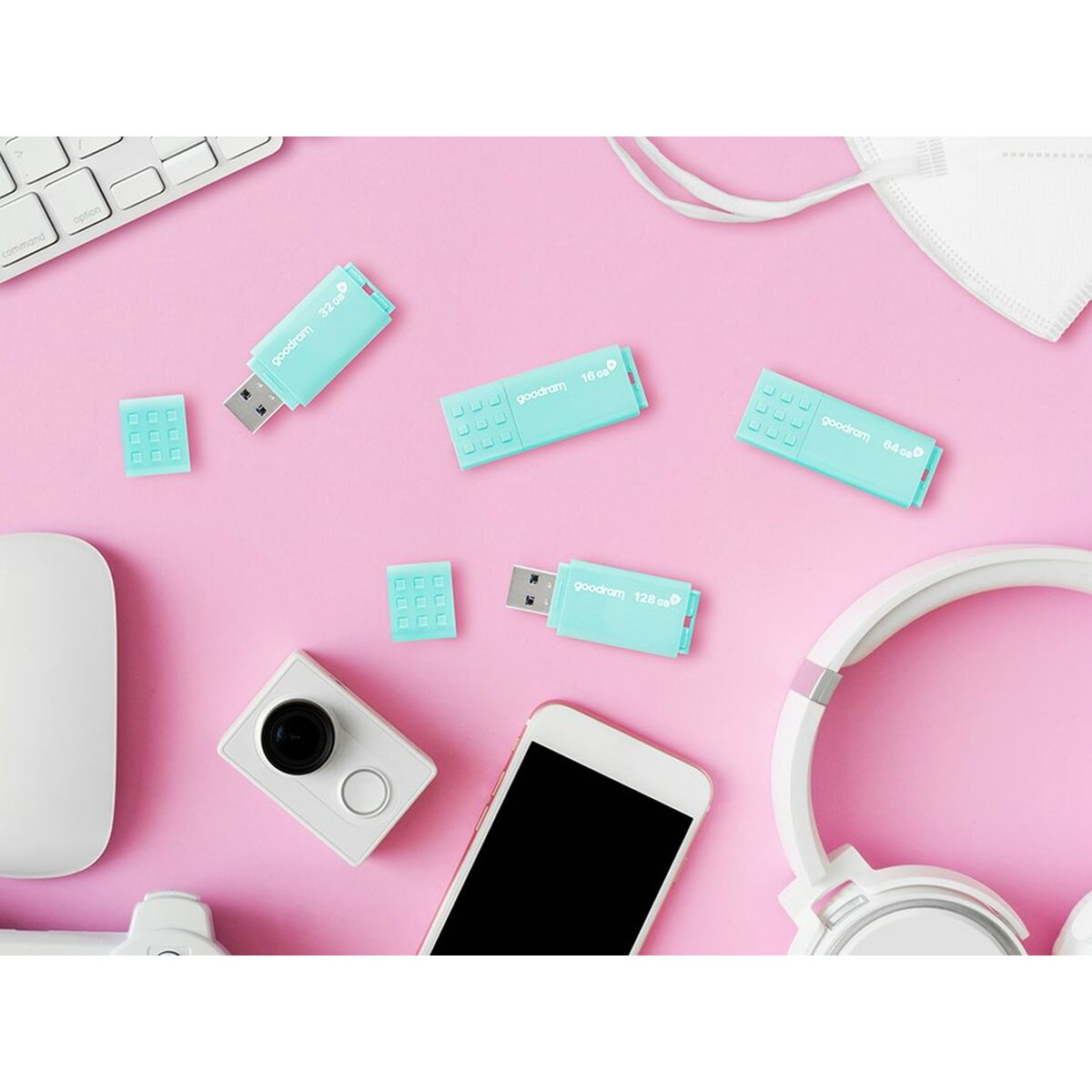 USB-minne GoodRam UME3 Turkos 32 GB (1 antal) - 2