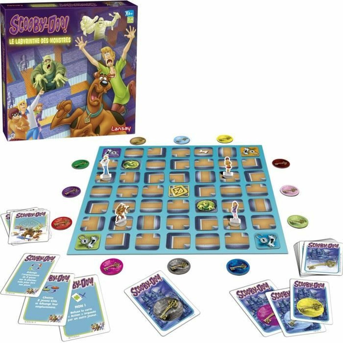 Sällskapsspel Scooby-Doo Le Labyrinthe des Monstres (FR)