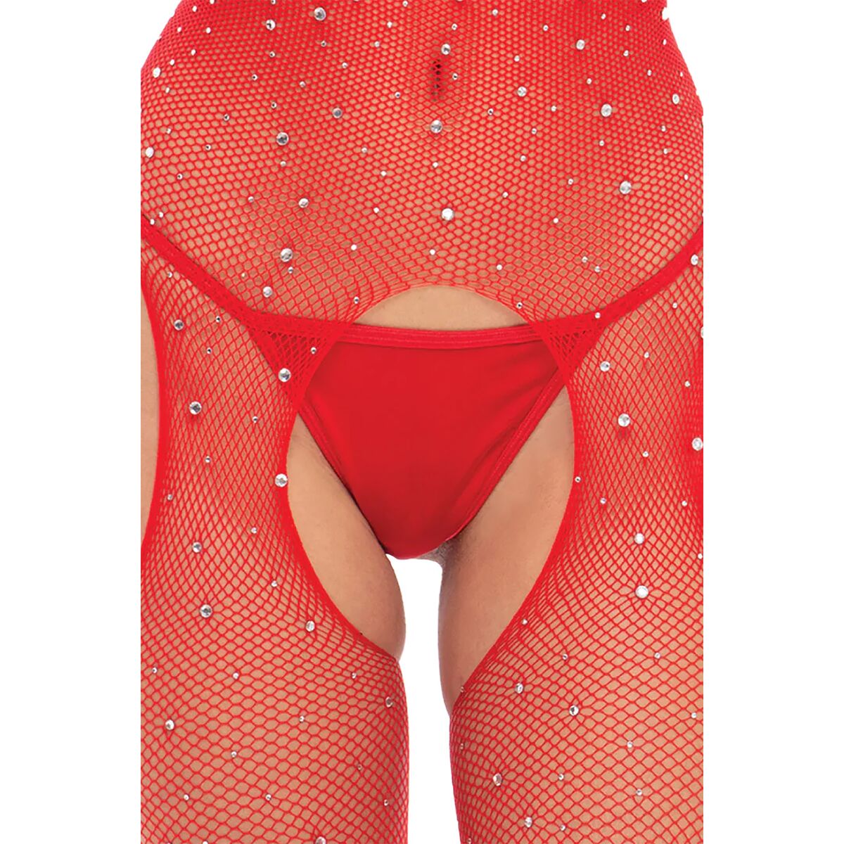 Trikåer René Rofé Röd One size - 3