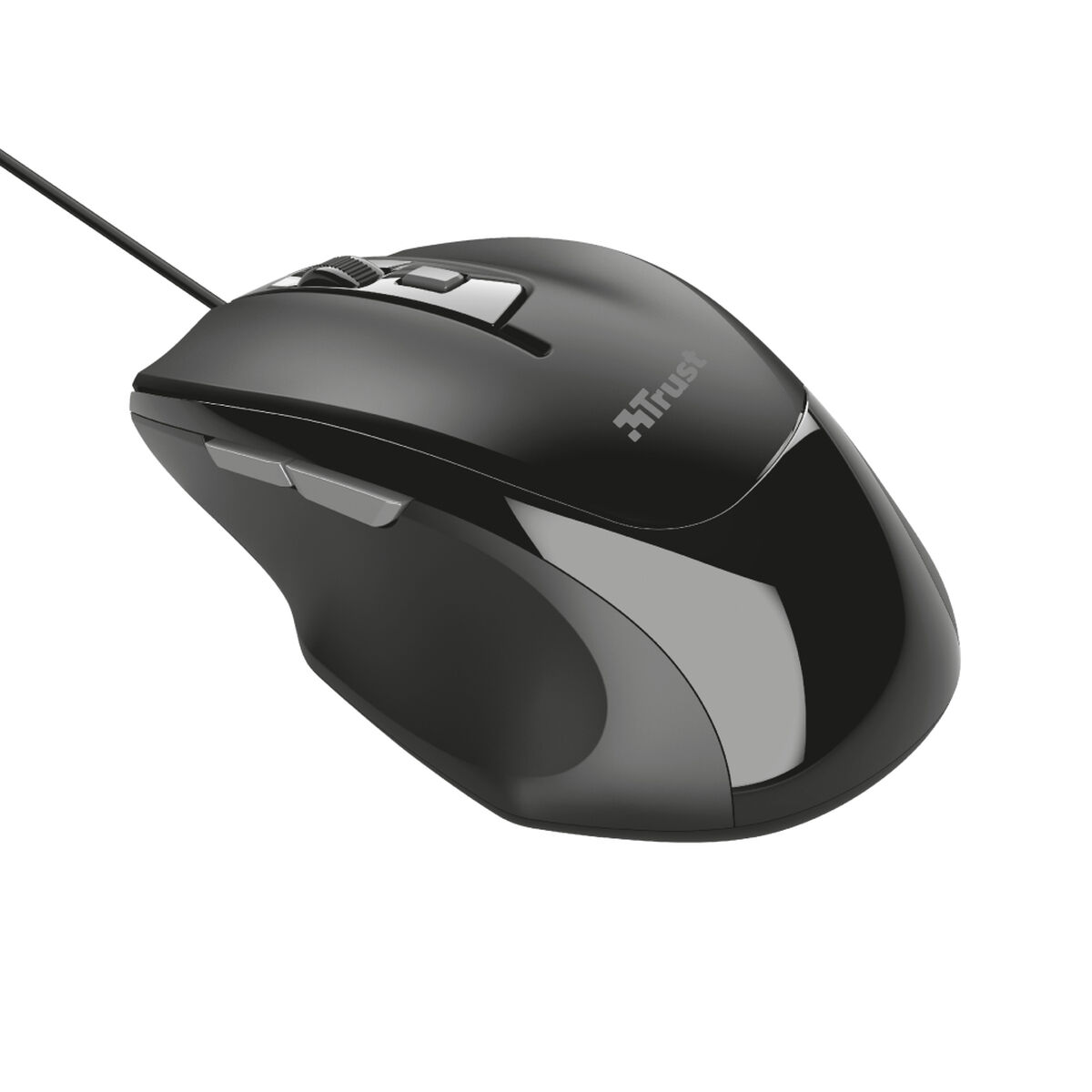 Mus Trust 23650 Svart 2400 dpi - 3