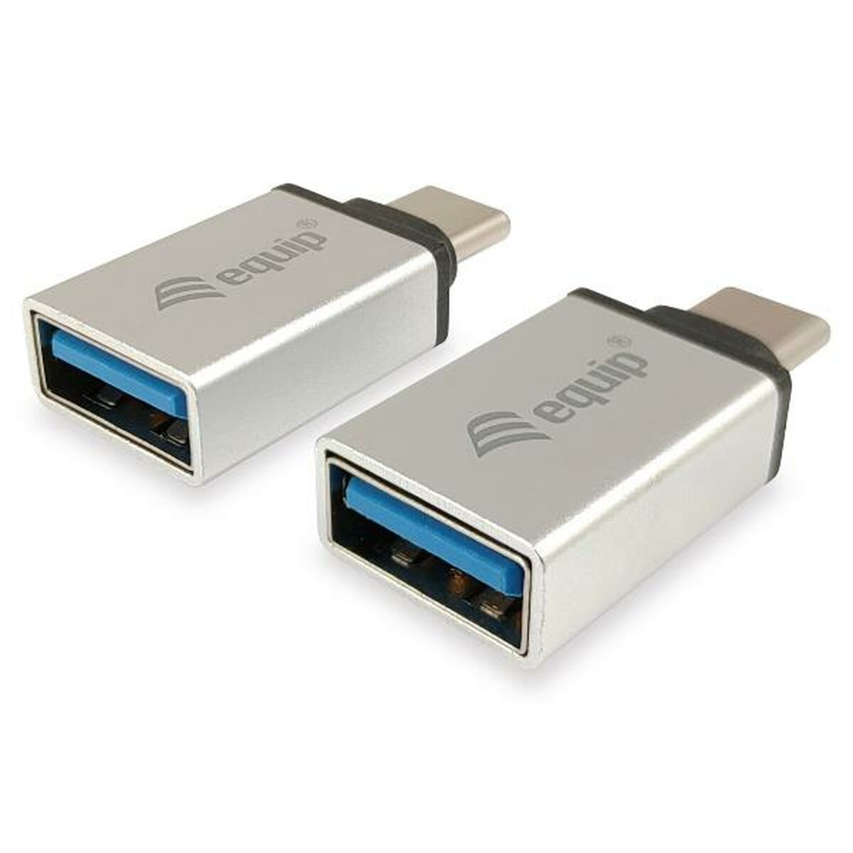 USB-C till USB Adapter Equip Silvrig